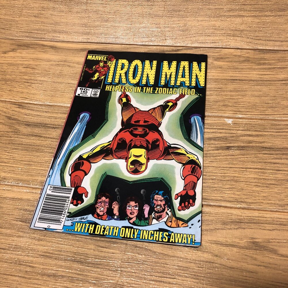IRON MAN #185 VOL. 1 HIGH GRADE 1ST APP MARVEL COMIC BOOK, Aug. 1984